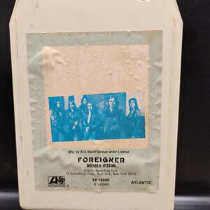 vintage 8 track tape band Foreigner LP Double Vision Atlantic TP 19999 date 1978